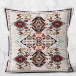 - K11938-Gorsel-2 - Realhomes RealHomes Kırmızı - Gri Zeminde Otantik Motifli Osmanlı Desenli Dijital Baskılı Yastık Kırlent Kılıfı Realhomes