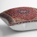 - K11962-Gorsel-3 - Realhomes RealHomes Kırmızı Zeminde Etnik Motifli Osmanlı Desenli Dijital Baskılı Yastık Kırlent Kılıfı Realhomes