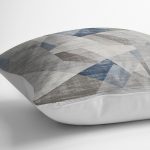 - K11977-Gorsel-3 - Realhomes RealHomes Krem - Mavi Zeminde Geometrik Motifli Dokuma Desenli Dijital Baskılı Yastık Kırlent Kılıfı Realhomes