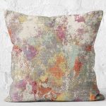 - K12022-Gorsel-2 - Realhomes  RealHomes Krem Zeminde Örgü Motifli Kilim Desenli Dijital Baskılı Yastık Kırlent Kılıfı Realhomes