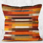 - K12028-Gorsel-2 - Realhomes RealHomes Çok Renkli Patchwork Motifli Yöresel Desenli Dijital Baskılı Yastık Kırlent Kılıfı Realhomes