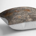 - K12049-Gorsel-3 - Realhomes RealHomes Gri - Ekru Zeminde Otantik Motifli El Dokuma Desenli Dijital Baskılı Yastık Kırlent Kılıfı Realhomes