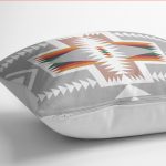 - K12063-Gorsel-3 - Realhomes RealHomes Gri Zeminde Yöresel Motifli Antik Desenli Dijital Baskılı Yastık Kırlent Kılıfı Realhomes