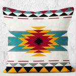 - K12067-Gorsel-2 - Realhomes RealHomes Krem Zeminde Geleneksel Motifli Geleneksel Desenli Dijital Baskılı Yastık Kırlent Kılıfı Realhomes