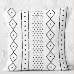 - K12132-Gorsel-2 - Realhomes RealHomes Beyaz Zeminde İskandinav Motifli Geleneksel Desenli Dijital Baskılı Yastık Kırlent Kılıfı Realhomes