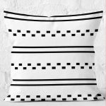 - K12134-Gorsel-2 - Realhomes RealHomes Beyaz Zeminde Çizgili İskandinav Desenli Dijital Baskılı Yastık Kırlent Kılıfı Realhomes