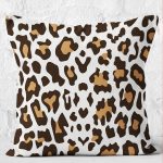 - K12141-Gorsel-2 - Realhomes  RealHomes Kahverengi Zeminde Leopar Motifli Post Desenli Dijital Baskılı Yastık Kırlent Kılıfı Realhomes