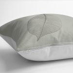 - K12228-Gorsel-3 - Realhomes  RealHomes Haki Zeminde Eskitme Motifli Yaprak Desenli Dijital Baskılı Yastık Kırlent Kılıfı Realhomes