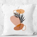 - K12265-Gorsel-2 - Realhomes  RealHomes Yavruağzı Zeminde Kanvas Motifli Modern Sanat Desenli Dijital Baskılı Yastık Kırlent Kılıfı Realhomes