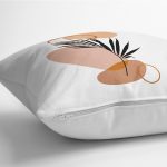 - K12265-Gorsel-3 - Realhomes  RealHomes Yavruağzı Zeminde Kanvas Motifli Modern Sanat Desenli Dijital Baskılı Yastık Kırlent Kılıfı Realhomes