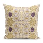 - K12294-Gorsel - Realhomes RealHomes Pastel Zeminde Etnik Motifli Suluboya Desenli Dijital Baskılı Yastık Kırlent Kılıfı Realhomes