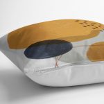 - K12301-Gorsel-3 - Realhomes  RealHomes Turuncu Zeminde Suluboya Motifli Modern Sanat Desenli Dijital Baskılı Yastık Kırlent Kılıfı Realhomes