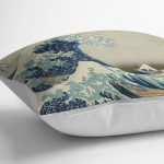 - K12309-Gorsel-3 - Realhomes RealHomes Mavi - Gri Deniz Dalgası Sanat Eseri Motifli Kanagawa Dalgası Desenli Dijital Baskılı Yastık Kırlent Kılıfı Realhomes