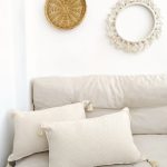 Realhomes 2'li Set Handmade Elişi Natural Buldan Bezi Otantik Organik Pamuklu Püsküllü Kırlent Kılıfı Realhomes