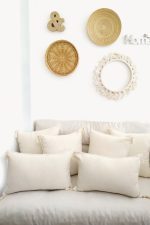 Realhomes 6'lı Set Kare & Dikdörtgen Handmade Elişi Natural Buldan Bezi Otantik Organik Pamuklu Püsküllü Kırlent Kılıfı Realhomes