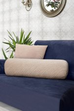 Realhomes Silindir Handmade Elişi Natural Buldan Bezi Otantik Organik Pamuklu Yastık Kılıfı Realhomes