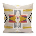 - K12382-Realhomes-Krem-Zemin-Renkli-Geometrik-Desen-Etnik-Motifli-Yastik-Kirlent-Kilifi - Realhomes Realhomes Krem Zemin Renkli Geometrik Desen Etnik Motifli Yastık Kırlent Kılıfı Realhomes
