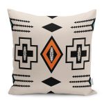 - K12386-Realhomes-Krem-Zemin-Siyah-Etnik-Figurlu-Geometrik-Tasarimli-Yastik-Kirlent-Kilifi - Realhomes Realhomes Krem Zemin Siyah Etnik Figürlü Geometrik Tasarımlı Yastık Kırlent Kılıfı Realhomes