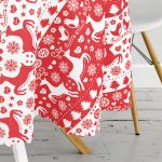 - MasaYuv-3046-Gorsel3 - Realhomes  Realhomes Dijital Baskılı Modern Yuvarlak Masa Örtüsü - Çap 140cm Realhomes