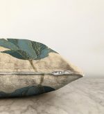 Realhomes Krem Motifli Zemin 3D Gül Desenli Dijital Baskılı Raşel Kadife Yastık Kırlent Kılıfı Realhomes