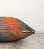 Realhomes Renkli Suluboya Fırça Darbeleri Dijital Baskılı Raşel Kadife Yastık Kırlent Kılıfı Realhomes