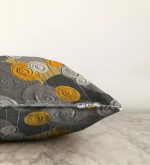 Realhomes Soft Renkli Guaj Boya Yuvarlaklar Özel Tasarım Raşel Kadife Yastık Kırlent Kılıfı Realhomes