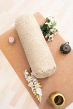 Realhomes Silindir Handmade Elişi Natural Buldan Bezi Otantik Organik Pamuklu Yastık Kılıfı Realhomes