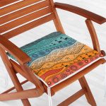 - Frm-10257-Gorsel-1 - Realhomes Etnik Desen Tasarımlı Dijital Baskılı Modern Fermuarlı Sandalye Minderi Realhomes