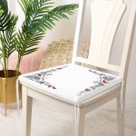 Özel Tasarım Kuş & Çiçek Motifli Dijital Baskılı Modern Fermuarlı Sandalye Minderi Realhomes