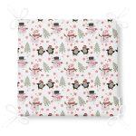 - Frm-1112-Gorsel-4 - Realhomes Yavru Penguenler Çizimli Özel Tasarım Dijital Baskılı Modern Fermuarlı Sandalye Minderi Realhomes