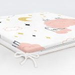 - Frm-1116-Gorsel-5 - Realhomes Pembe Keçi Motifli Özel Tasarım Dijital Baskılı Modern Fermuarlı Sandalye Minderi Realhomes