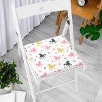 - Frm-1117-Gorsel-1 - Realhomes Renkli Unicorn At Tasarımlı Dijital Baskılı Modern Fermuarlı Sandalye Minderi Realhomes