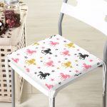 - Frm-1117-Gorsel-3 - Realhomes Renkli Unicorn At Tasarımlı Dijital Baskılı Modern Fermuarlı Sandalye Minderi Realhomes