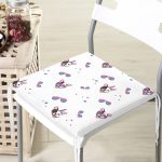 - бульдог паттерн 2 с очками - Realhomes Sevimli Köpek Motifli Dijital Baskılı Özel Tasarım Modern Fermuarlı Sandalye Minderi Realhomes