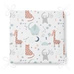 - Frm-1225-Gorsel-4 - Realhomes Mutlu Orman Hayvanları Desenli Dijital Baskılı Özel Tasarım Modern Fermuarlı Sandalye Minderi Realhomes