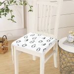 Çocuk Odası Sevimli Penguen Temalı Dijital Baskılı Özel Tasarım Modern Fermuarlı Sandalye Minderi Realhomes