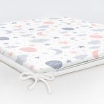 - template 1 - Realhomes Gökyüzü Desenli Çocuk Odası Temalı Dijital Baskılı Özel Tasarım Modern Fermuarlı Sandalye Minderi Realhomes