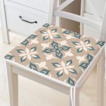 - Frm-2215-Gorsel - Realhomes Vizon Zeminli Özel Tasarım Dijital Baskılı Fermuarlı Sandalye Minderi Realhomes