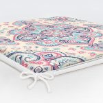 - Frm-2226-Gorsel-5 - Realhomes Damask Desen Motifli Fermuarlı Sandalye Minderi Realhomes