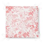 Pembe Yaprak Temalı Dijital Baskılı Fermuarlı Sandalye Minderi Realhomes