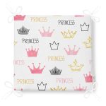 - Frm-2421-Gorsel-4 - Realhomes Pudra Renk Prenses Taç Motifli Dijital Baskılı Modern Fermuarlı Sandalye Minderi Realhomes