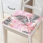 - Frm-2479-Gorsel - Realhomes Palmiye Esintisi Temalı Dijital Baskılı Fermuarlı Sandalye Minderi Realhomes