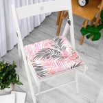 - Frm-2479-Gorsel-2 - Realhomes Palmiye Esintisi Temalı Dijital Baskılı Fermuarlı Sandalye Minderi Realhomes