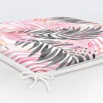 - Frm-2479-Gorsel-5 - Realhomes Palmiye Esintisi Temalı Dijital Baskılı Fermuarlı Sandalye Minderi Realhomes