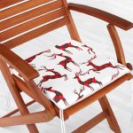 - Frm-3072-Gorsel-1 - Realhomes Ekose Renkli Geyik Desenli Özel Tasarımlı Dijital Baskılı Modern Fermuarlı Sandalye Minderi Realhomes