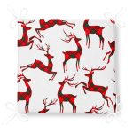 - Frm-3072-Gorsel-4 - Realhomes Ekose Renkli Geyik Desenli Özel Tasarımlı Dijital Baskılı Modern Fermuarlı Sandalye Minderi Realhomes