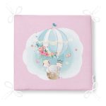 - Frm-4320p-Gorsel-4 - Realhomes Pembe Zeminde Uçan Balon Desenli Dijital Baskılı Modern Fermuarlı Sandalye Minderi Realhomes