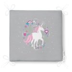 - Frm-4335-Gorsel-4 - Realhomes Gri Zeminde Unicorn Sevimli At Modern Fermuarlı Sandalye Minderi Realhomes