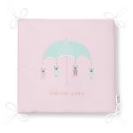 - Frm-4393-Gorsel-4 - Realhomes Pembe Zeminde Şemsiye ve Sevimli Ayıcıklar Motifli Modern Fermuarlı Sandalye Minderi Realhomes