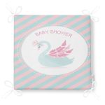 - Frm-4571-Gorsel-4 - Realhomes Pembe Yeşil Çizgili Kuğu Tasarımlı Modern Fermuarlı Sandalye Minderi Realhomes